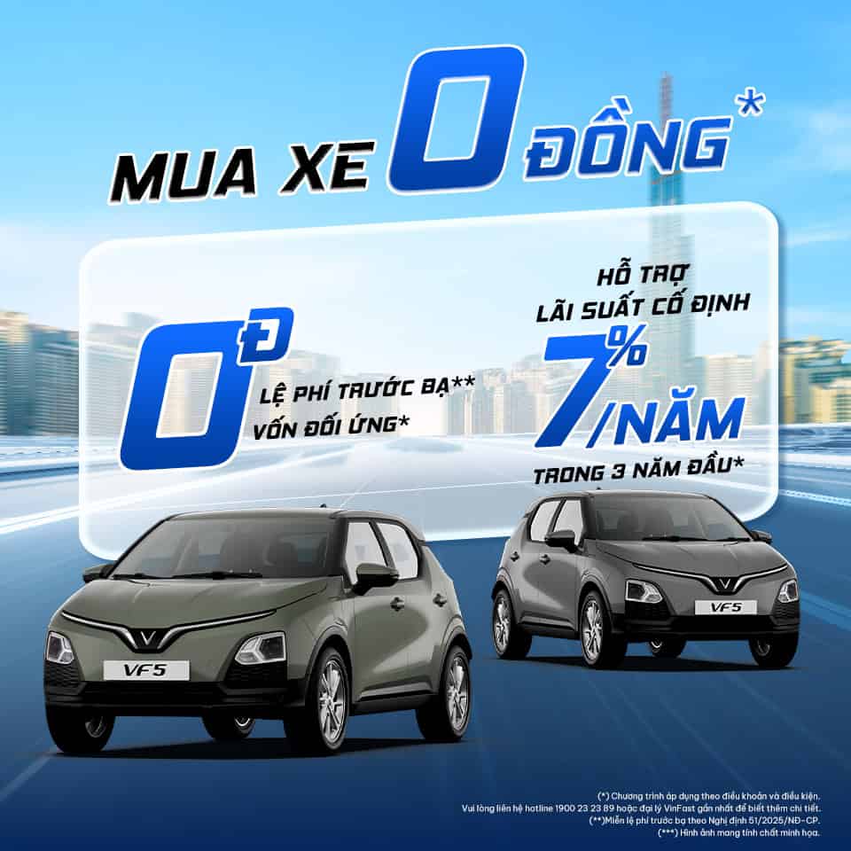 Banner VinFast VF 5 Plus