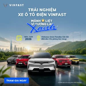 Lái thử xe vinfast tại Vinhomes Green Paradise Cần Giờ