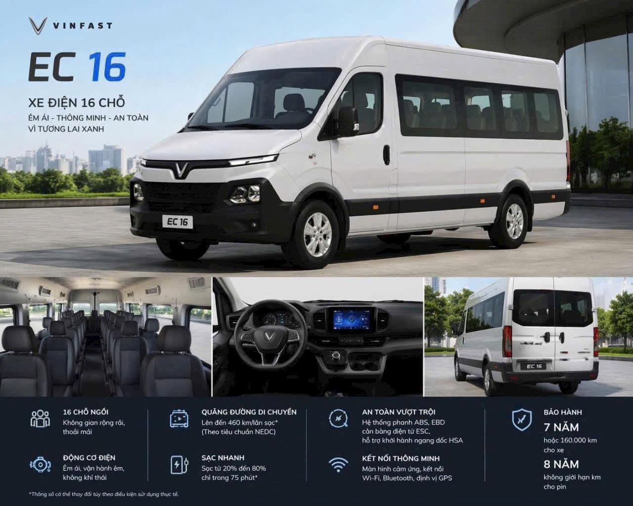 VinFast EC 16 - 16 chỗ ngồi