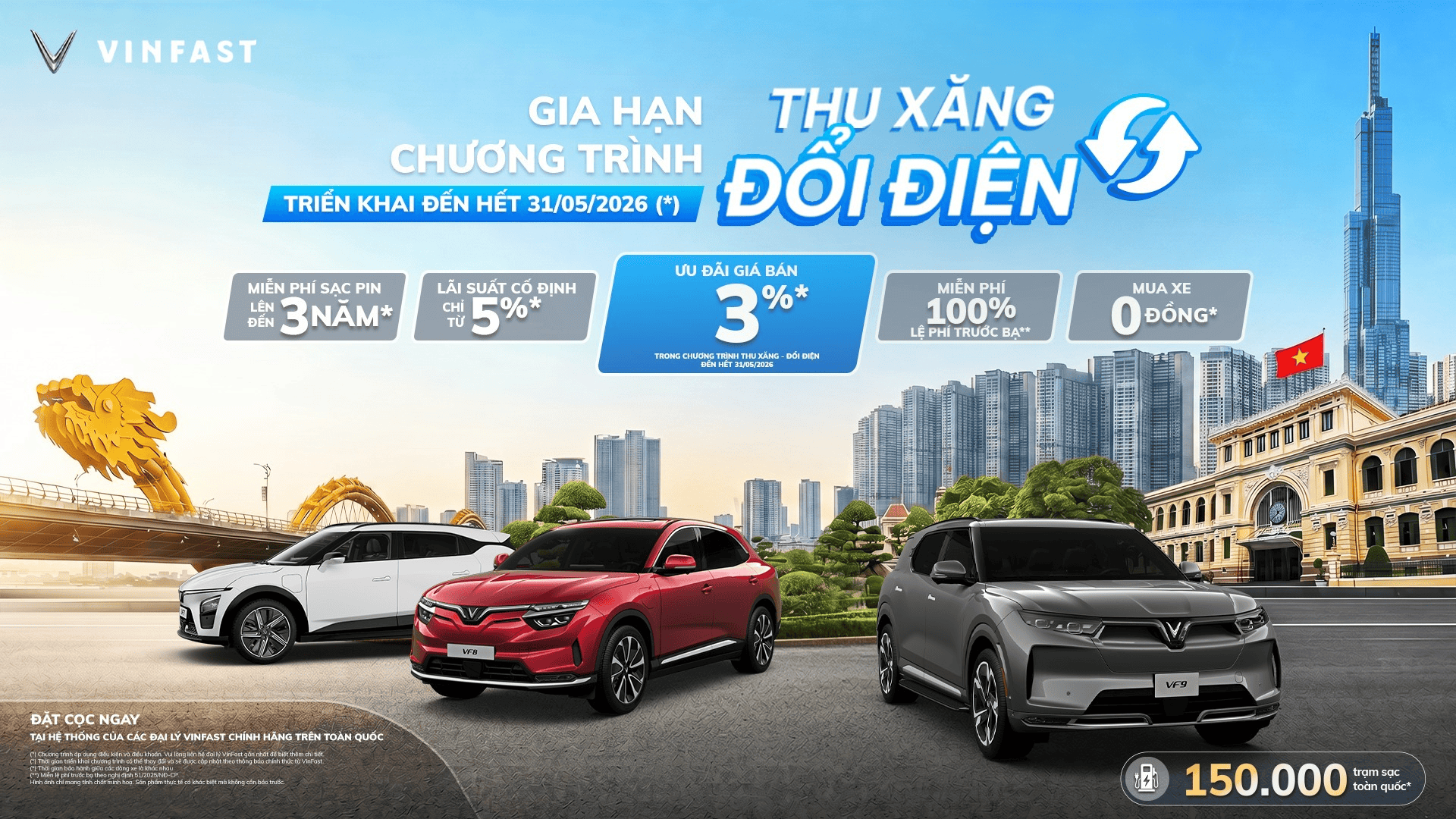VinFast Thu Xăng Đổi Điện